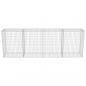 Preview: Gabionenwand mit Abdeckung Verzinkter Stahl 300×50×100 cm