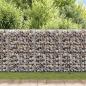 Preview: Gabionenwand mit Abdeckung Verzinkter Stahl 300×50×100 cm