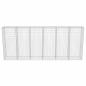 Preview: Gabionenwand mit Abdeckung Verzinkter Stahl 300×50×150 cm