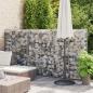 Preview: Gabionenwand mit Abdeckung Verzinkter Stahl 300×50×150 cm