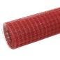 Preview: Drahtzaun Stahl mit PVC-Beschichtung 25x0,5 m Rot