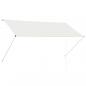 Preview: Einziehbare Markise 250×150 cm Creme