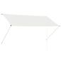 Preview: Einziehbare Markise 250×150 cm Creme