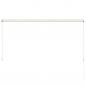 Preview: Einziehbare Markise 250×150 cm Creme