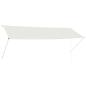 Preview: Einziehbare Markise 350×150 cm Creme