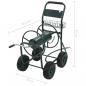 Preview: Gartenschlauchwagen mit 1/2" Schlauchanschluss 75 m Stahl