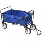 Preview: Klappbarer Handwagen Stahl Blau