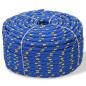 Preview: Bootsseil Polypropylen 12 mm 250 m Blau
