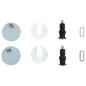 Preview: Toilettensitz mit Soft-Close-Deckel MDF Delphine-Design