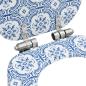 Preview: Toilettensitz mit Soft-Close-Deckel MDF Porzellan-Design