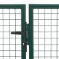 Preview: Gartentor Stahl 350 x 100 cm Grün