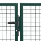 Preview: Gartentor Stahl 350 x 100 cm Grün