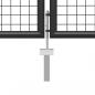 Preview: Gartentor Stahl 350 x 100 cm Anthrazit