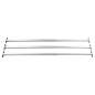 Preview: Einstellbare Fenster-Sicherheitsstangen 3 Stk. 710-1200 mm 