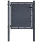 Preview: Gartentor Stahl 100 x 75 cm Anthrazit
