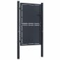 Preview: Gartentor Stahl 100 x 150 cm Anthrazit