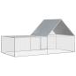 Preview: Hühnerstall 4x2x2 m Verzinkter Stahl