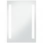 Preview: Badezimmer-Wandspiegel mit LEDs 60x80 cm