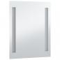 Preview: Badezimmer-Wandspiegel mit LEDs 60x80 cm