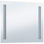 Preview: Badezimmer-Wandspiegel mit LEDs 80x60 cm