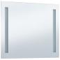 Preview: Badezimmer-Wandspiegel mit LEDs 100x60 cm