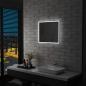 Preview: Badezimmer-Wandspiegel mit LEDs 60x50 cm