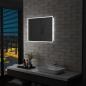 Preview: ARDEBO.de - LED-Badspiegel mit Berührungssensor 80x60 cm