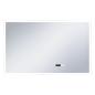 Preview: LED-Badspiegel mit Berührungssensor und Zeitanzeige 100x60 cm