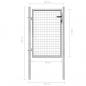 Preview: Gartentor Verzinkter Stahl 105x150 cm Silbern