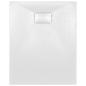 Preview: Duschwanne SMC Weiß 100×80 cm