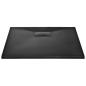 Preview: Duschwanne SMC Schwarz 80×80 cm