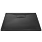 Preview: Duschwanne SMC Schwarz 90×70 cm