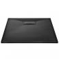 Preview: Duschwanne SMC Schwarz 90×70 cm