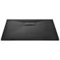 Preview: Duschwanne SMC Schwarz 90×80 cm