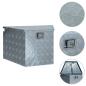 Preview: ARDEBO.de - Aluminiumkiste 737/381 x 410 x 460 mm Silbern
