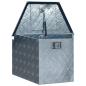 Preview: Aluminiumkiste 737/381 x 410 x 460 mm Silbern