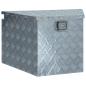 Preview: Aluminiumkiste 737/381 x 410 x 460 mm Silbern