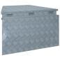 Preview: Aluminiumkiste 737/381 x 410 x 460 mm Silbern