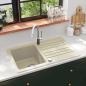 Preview: Granitspüle Einzelbecken Beige