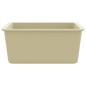 Preview: Granitspüle Einzelbecken Beige