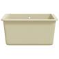 Preview: Granitspüle Einzelbecken Beige