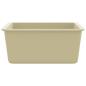 Preview: Granitspüle Einzelbecken Beige
