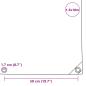 Preview: Abdeckplane 650 g/m² 1,5 x 10 m Grau