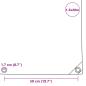 Preview: Abdeckplane 650 g/m² 1,5 x 20 m Grau