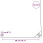 Preview: Abdeckplane 650 g/m² 2,5 x 3,5 m Grau