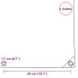 Preview: Abdeckplane 650 g/m² 1,5 x 20 m Grün