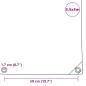 Preview: Abdeckplane 650 g/m² 3,5 x 5 m Weiß