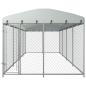 Preview: Outdoor-Hundezwinger mit Überdachung 7,6x3,8x2,3 m