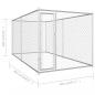 Preview: Outdoor-Hundezwinger 382x192x185 cm