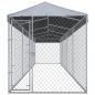 Preview: Outdoor-Hundezwinger mit Überdachung 760x190x225 cm